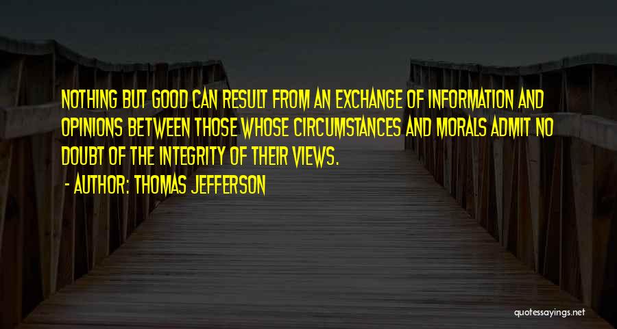 Morals And Integrity Quotes By Thomas Jefferson