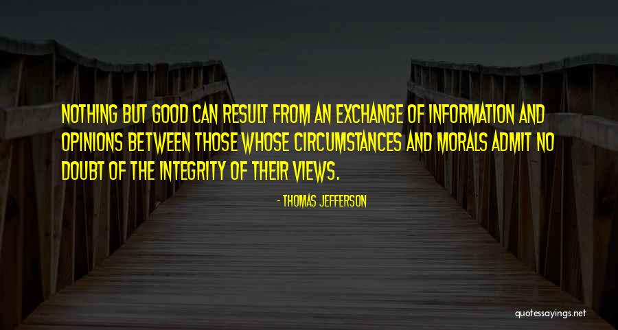 Morals And Integrity Quotes By Thomas Jefferson