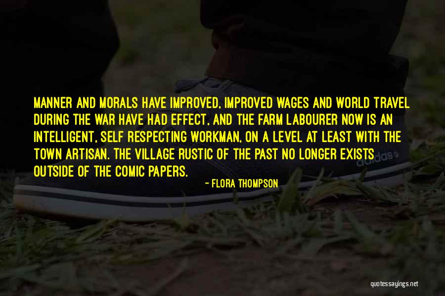 Morals In War Quotes By Flora Thompson Morals In War Quotes By Flora Thompson