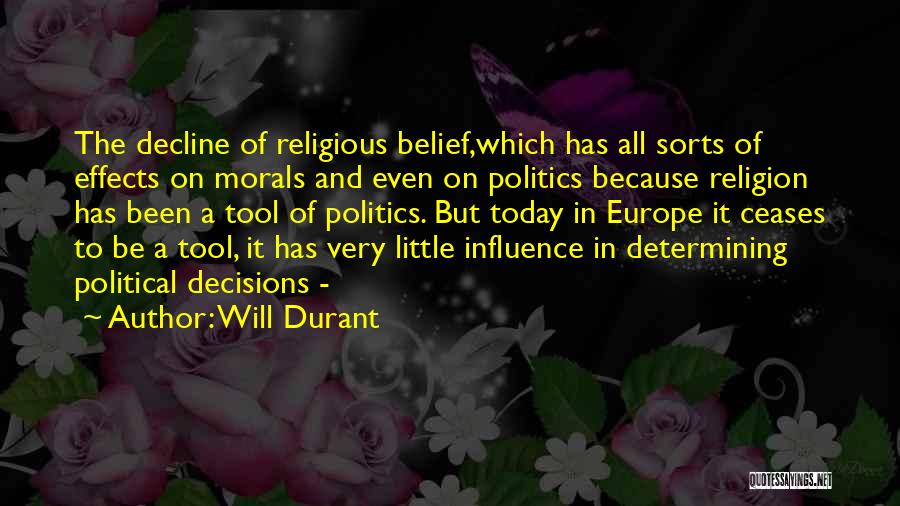 Morals Quotes By Will Durant