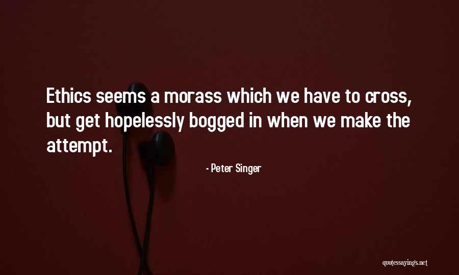 Morass Quotes By Peter Singer