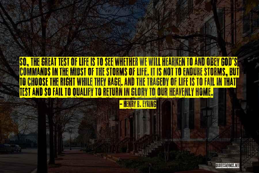 Mordre Quotes By Henry B. Eyring Mordre Quotes By Henry B. Eyring