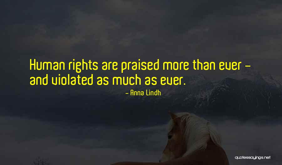 More Expectation More Hurt Quotes By Anna Lindh More Expectation More Hurt Quotes By Anna Lindh