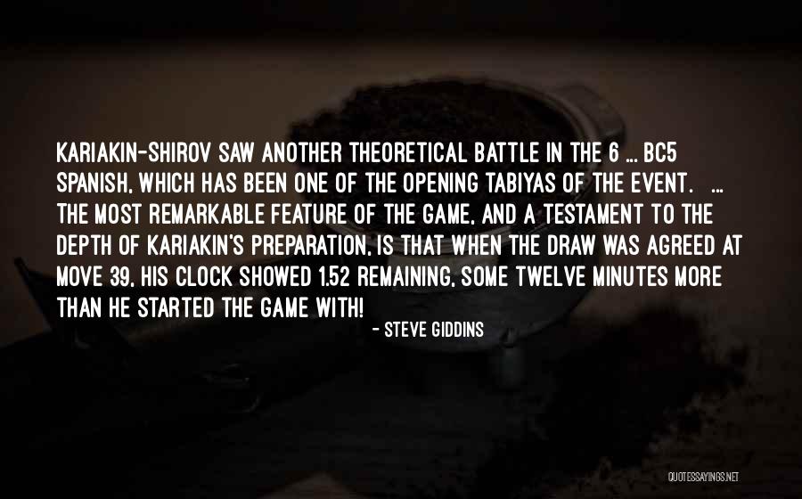 More In Spanish Quotes By Steve Giddins More In Spanish Quotes By Steve Giddins