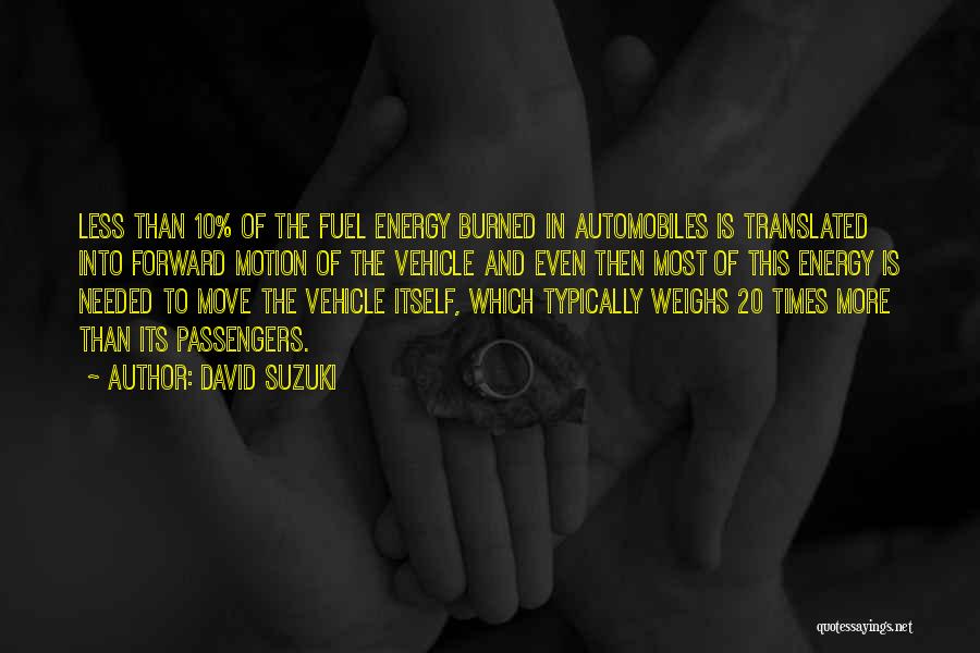 More Less Quotes By David Suzuki