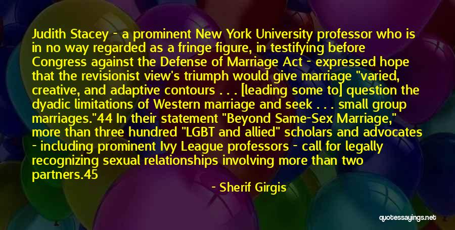 More Marriage Quotes By Sherif Girgis