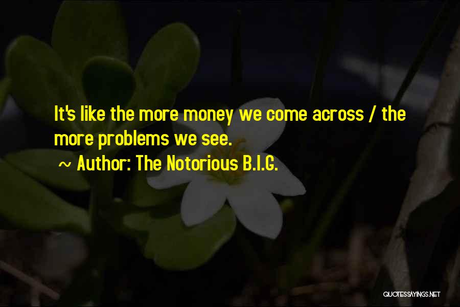 More Money More Problems Quotes By The Notorious B.I.G.