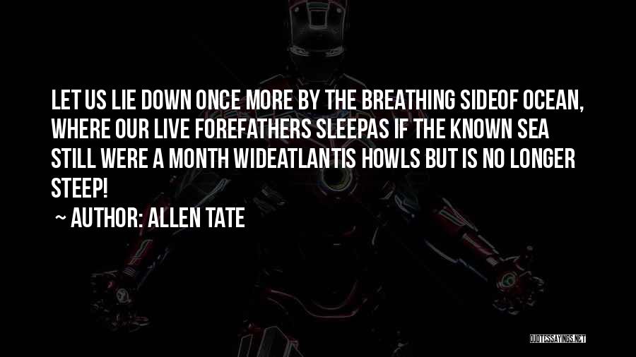 More Sleep Quotes By Allen Tate