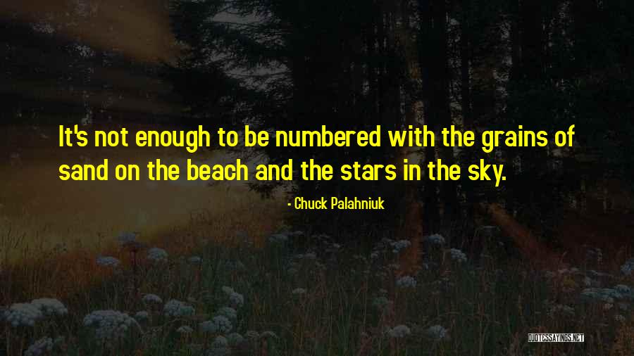 More Stars Than Grains Of Sand Quotes By Chuck Palahniuk More Stars Than Grains Of Sand Quotes By Chuck Palahniuk