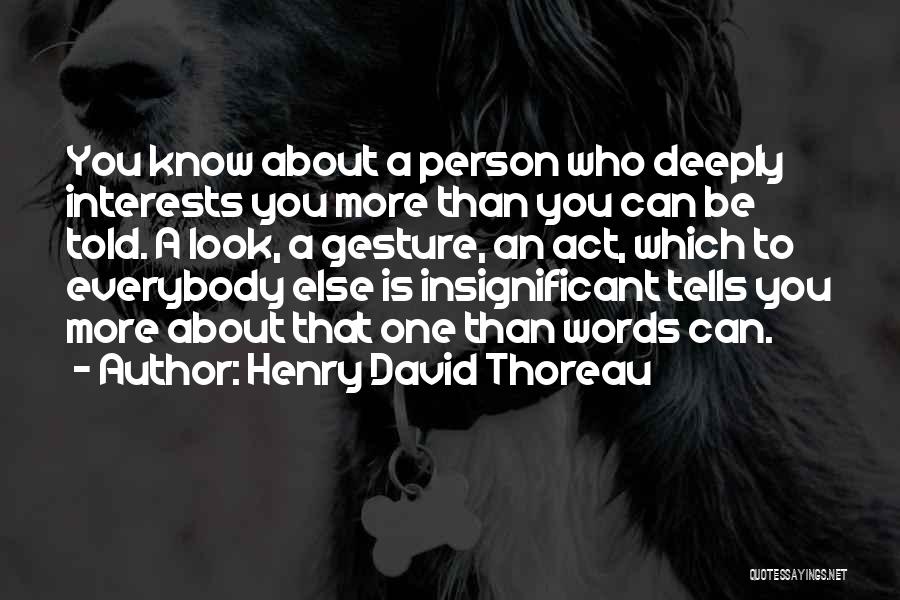 More Than Looks Quotes By Henry David Thoreau