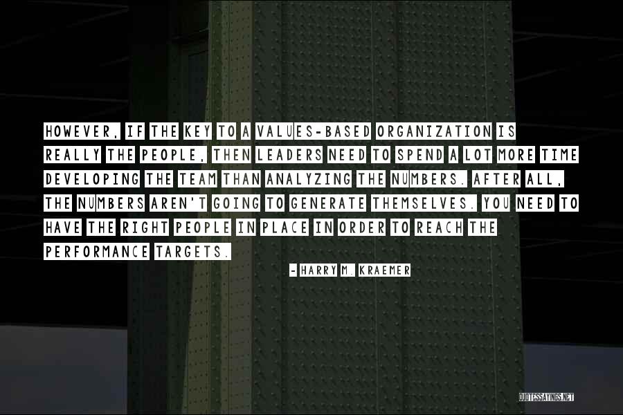 More Than Numbers Quotes By Harry M. Kraemer More Than Numbers Quotes By Harry M. Kraemer