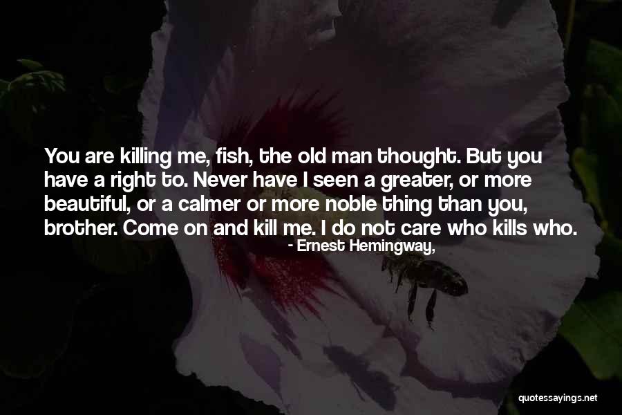 More You Care Quotes By Ernest Hemingway,