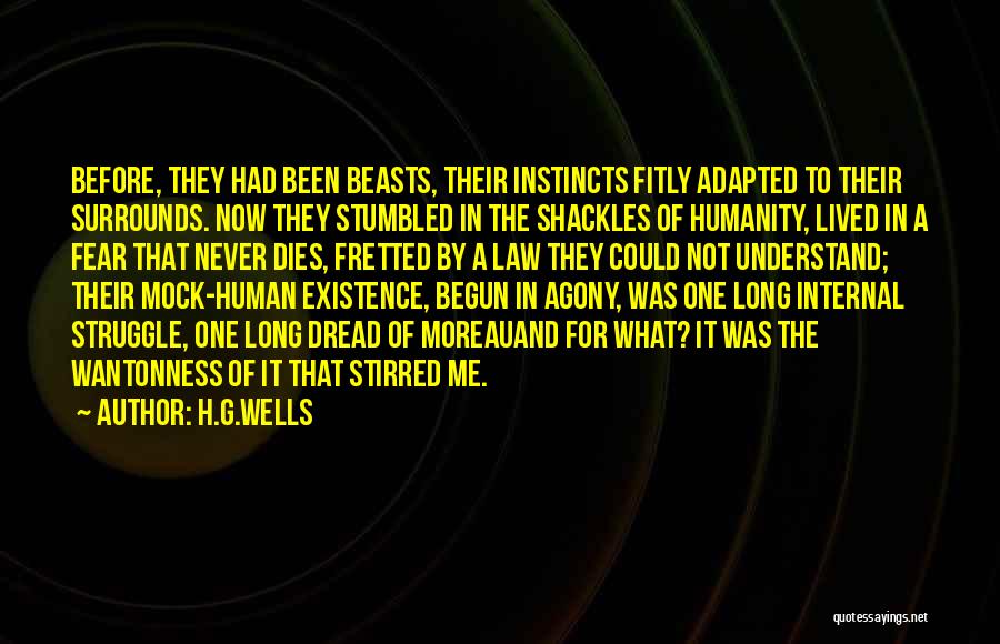 Moreau Quotes By H.G.Wells