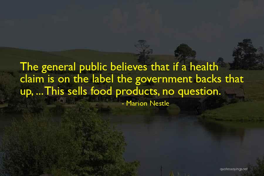 Morello Forni Quotes By Marion Nestle Morello Forni Quotes By Marion Nestle