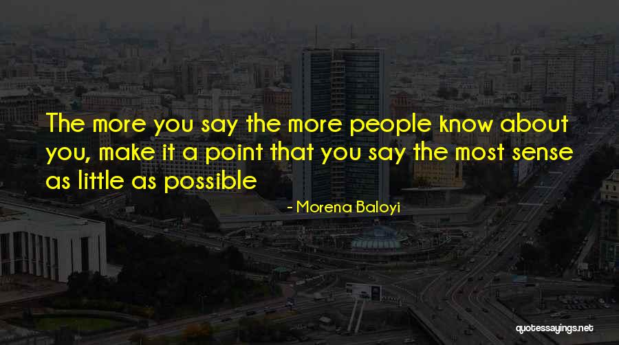 Morena Baloyi Quotes 257411