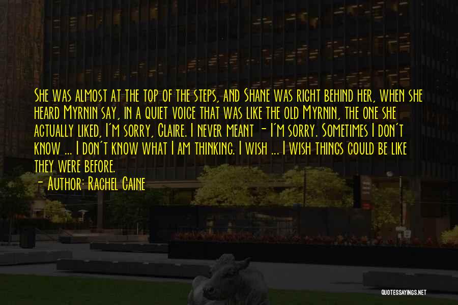 Morganville Vampires Shane Quotes By Rachel Caine