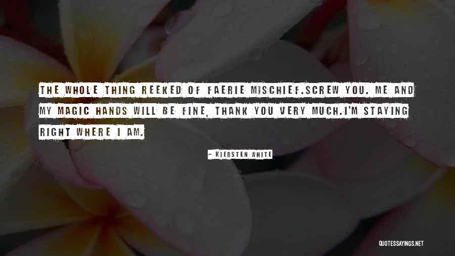 Morioka Cleansing Quotes By Kiersten White Morioka Cleansing Quotes By Kiersten White