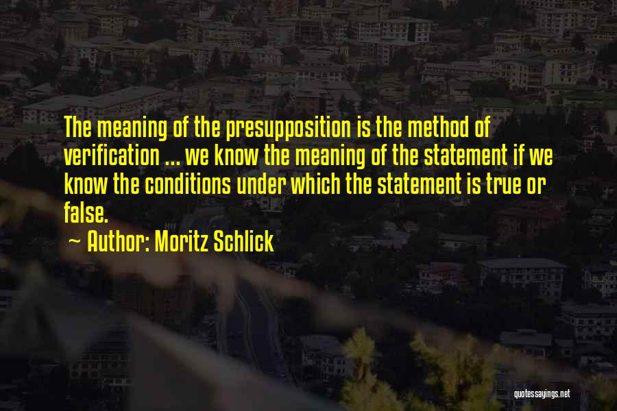 Moritz Schlick Quotes 2027295