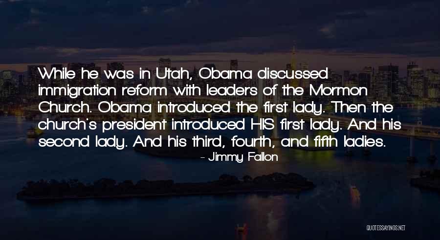 Mormon Church Quotes By Jimmy Fallon Mormon Church Quotes By Jimmy Fallon