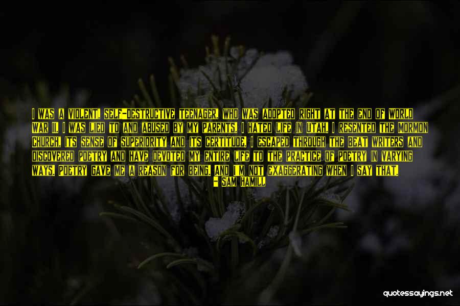 Mormon Church Quotes By Sam Hamill Mormon Church Quotes By Sam Hamill