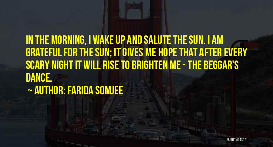 Morning After Night Quotes By Farida Somjee