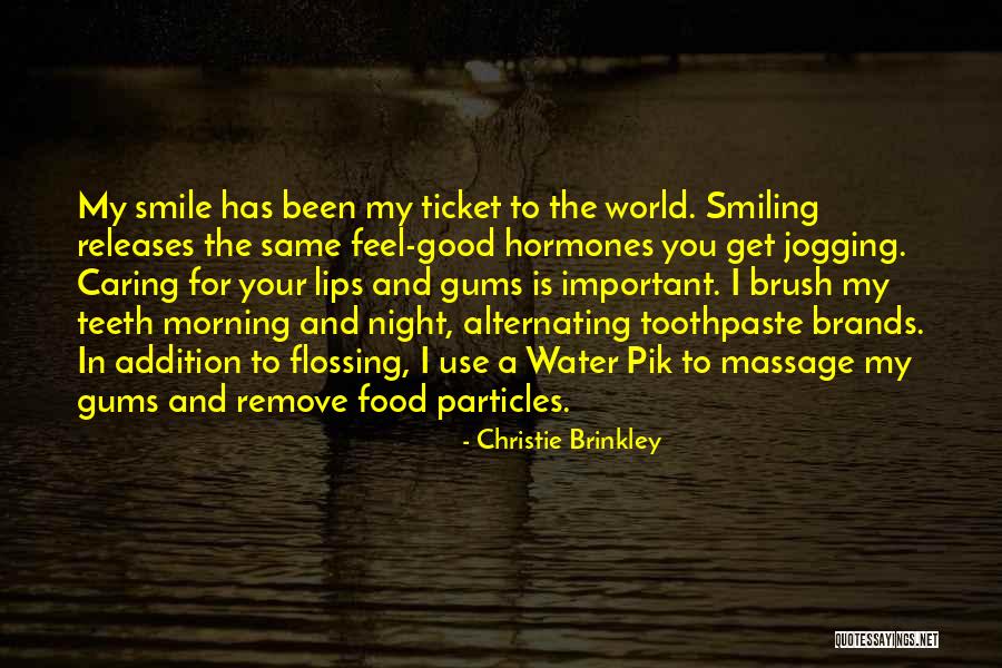 Morning And Smile Quotes By Christie Brinkley Morning And Smile Quotes By Christie Brinkley