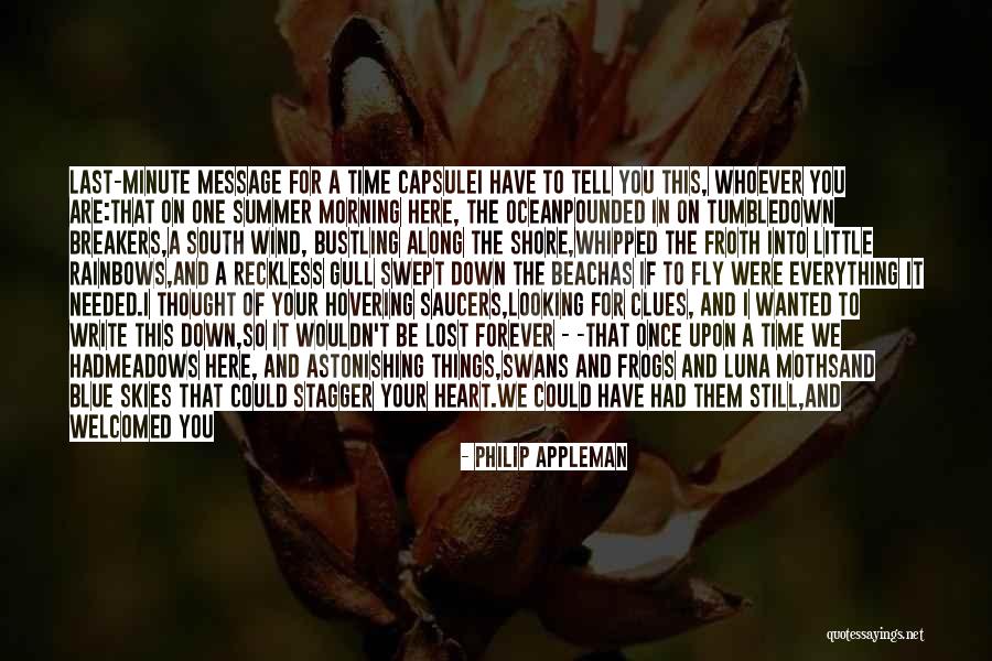 Morning Beach Quotes By Philip Appleman Morning Beach Quotes By Philip Appleman