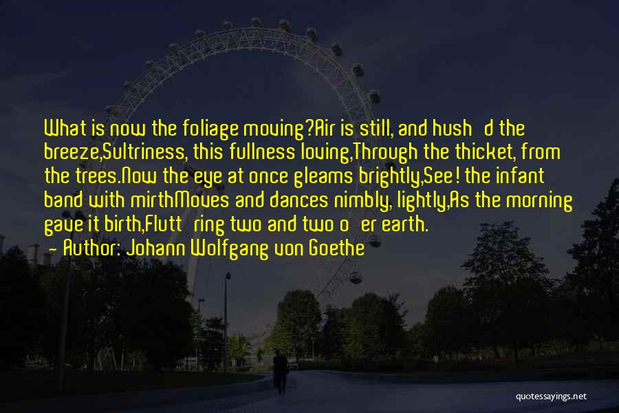 Morning Breeze Quotes By Johann Wolfgang Von Goethe