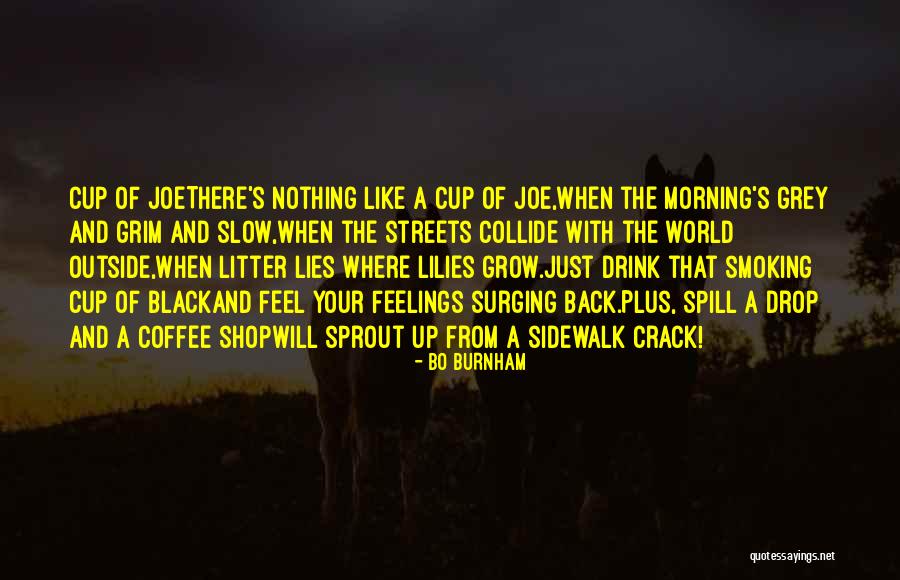 Morning Cup Coffee Quotes By Bo Burnham