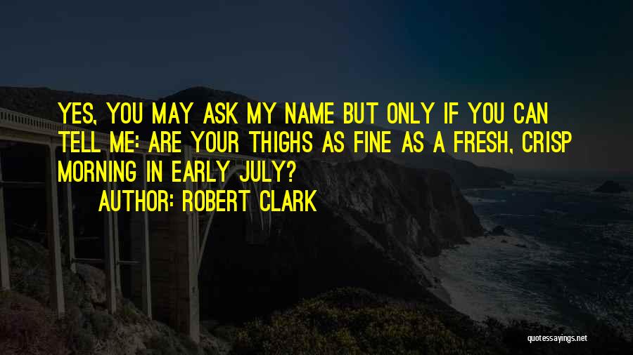 Morning Early Quotes By Robert Clark