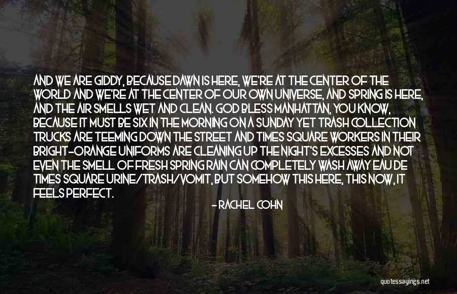 Morning Fresh Quotes By Rachel Cohn Morning Fresh Quotes By Rachel Cohn