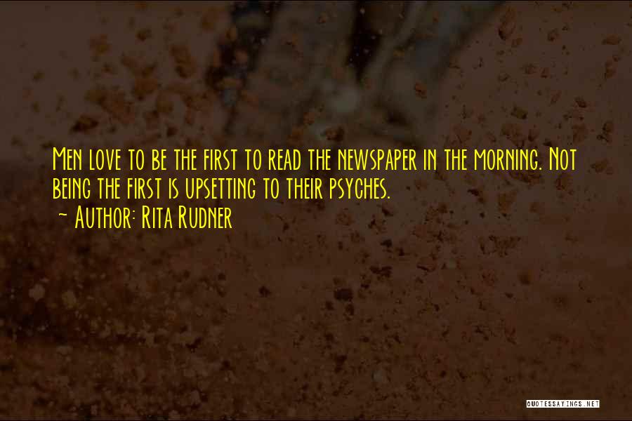 Morning Funny Quotes By Rita Rudner