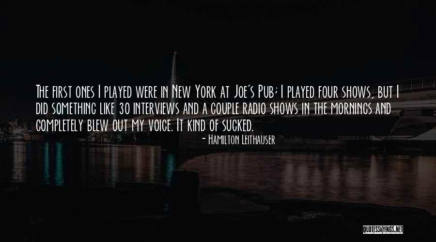 Morning Joe Quotes By Hamilton Leithauser Morning Joe Quotes By Hamilton Leithauser