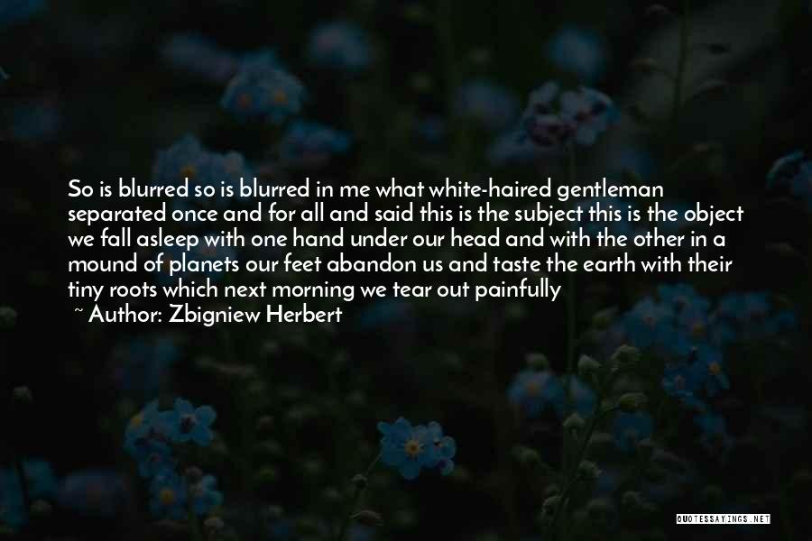 Morning Of The Earth Quotes By Zbigniew Herbert