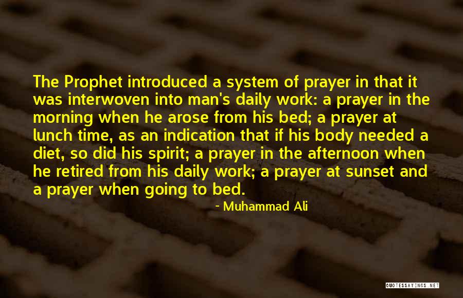 Morning Prayer And Quotes By Muhammad Ali