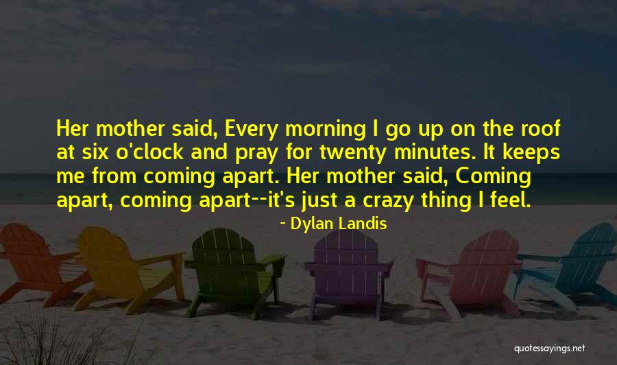 Morning Prayer Quotes By Dylan Landis