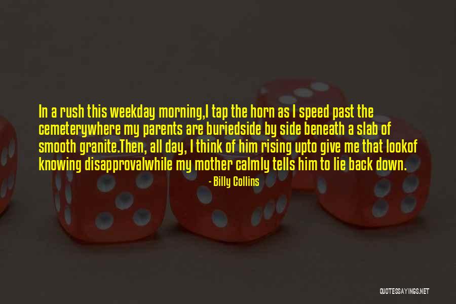 Morning Rush Quotes By Billy Collins