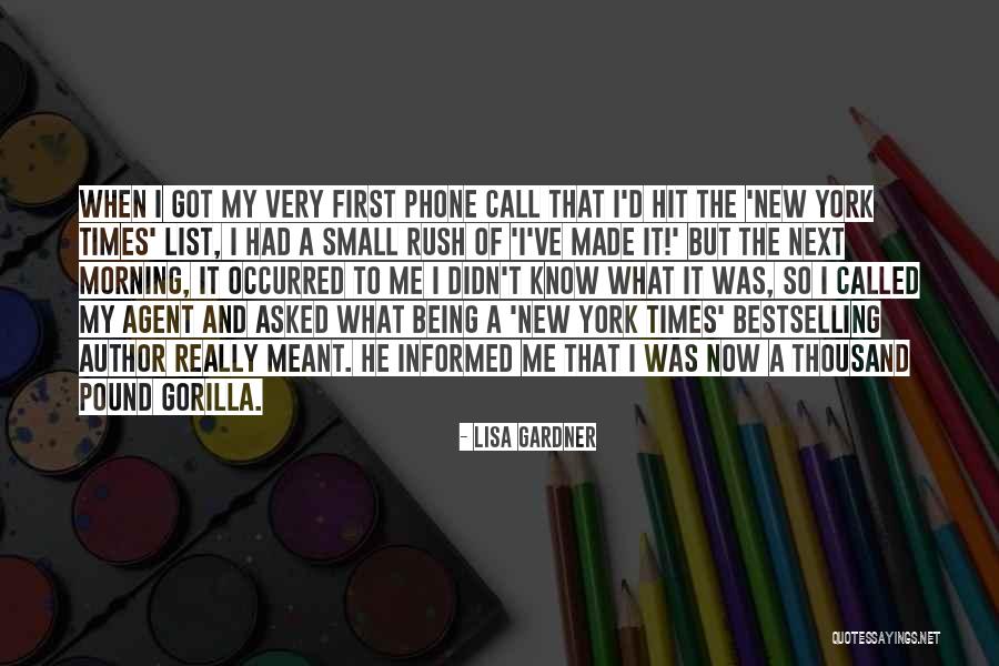 Morning Rush Quotes By Lisa Gardner Morning Rush Quotes By Lisa Gardner