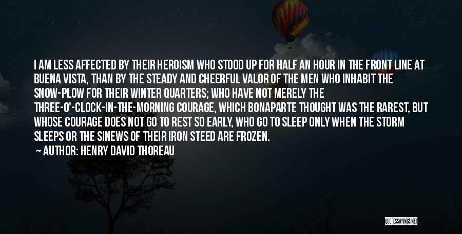Morning Snow Quotes By Henry David Thoreau