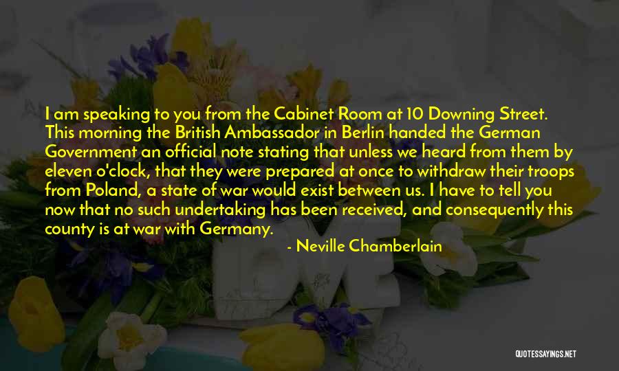 Morning Street Quotes By Neville Chamberlain Morning Street Quotes By Neville Chamberlain