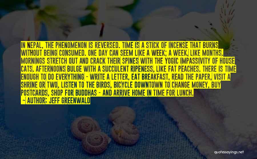 Morning Stretch Quotes By Jeff Greenwald