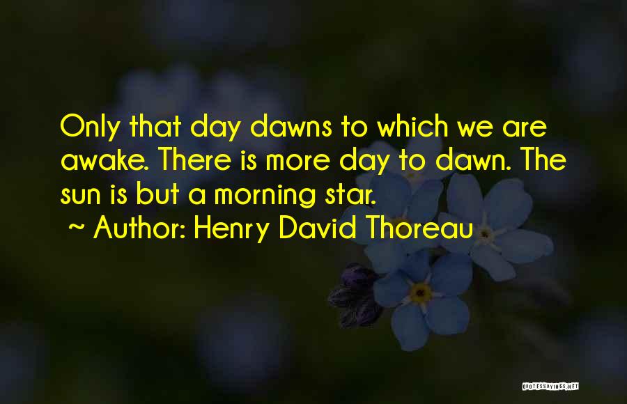 Morning Sun Quotes By Henry David Thoreau