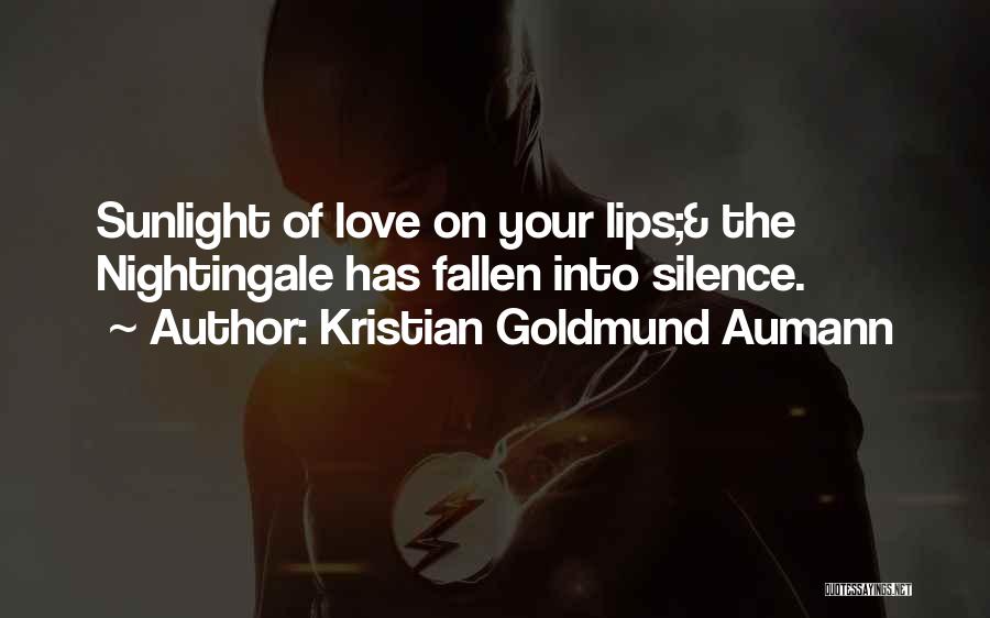 Morning Sunlight Quotes By Kristian Goldmund Aumann