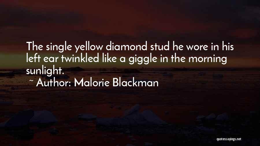 Morning Sunlight Quotes By Malorie Blackman