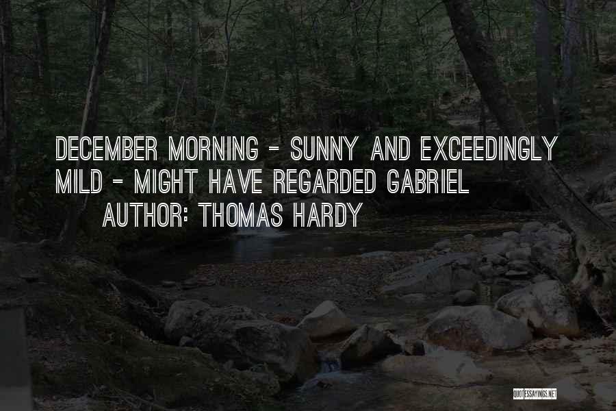 Morning Sunny Quotes By Thomas Hardy