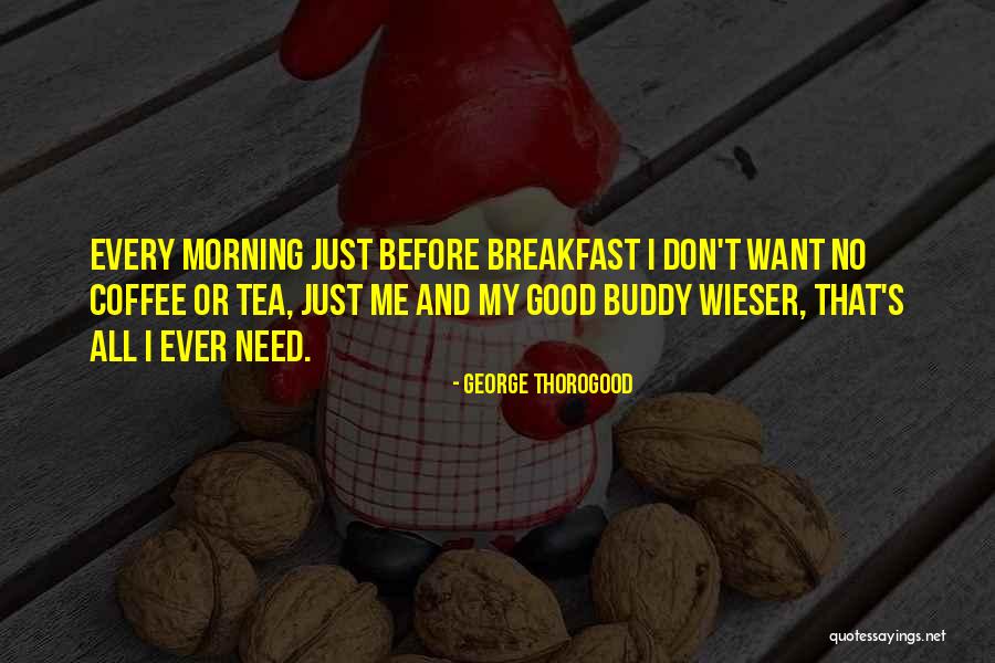 Morning Tea Quotes By George Thorogood