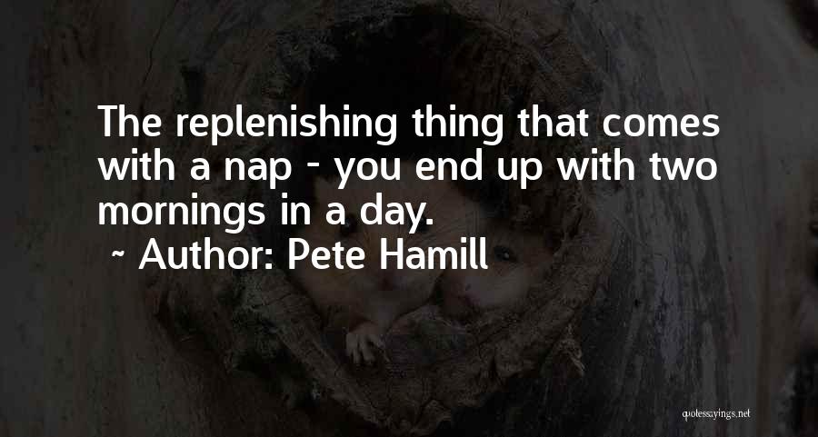 Mornings Quotes By Pete Hamill