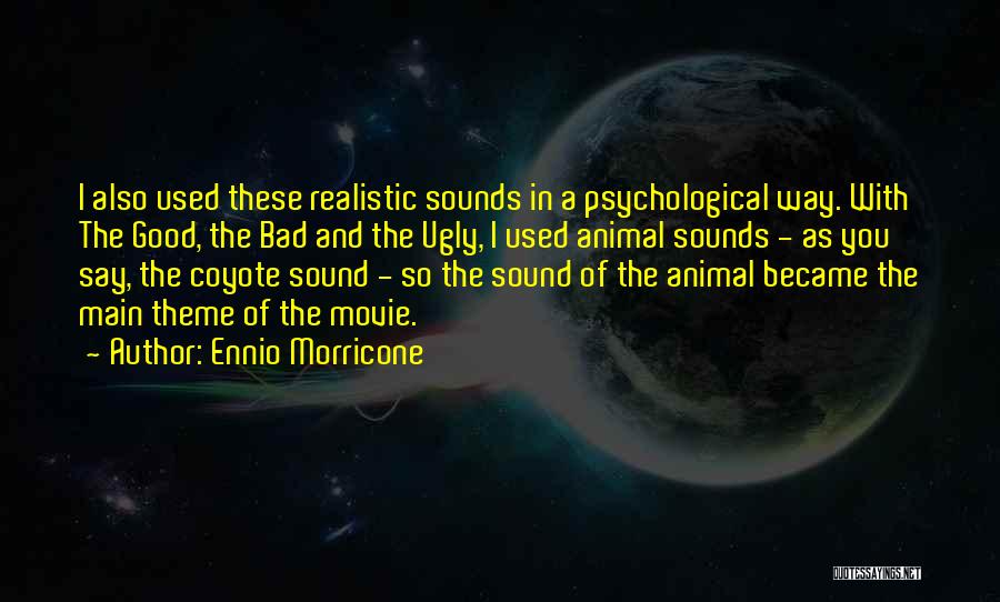 Morricone Quotes By Ennio Morricone