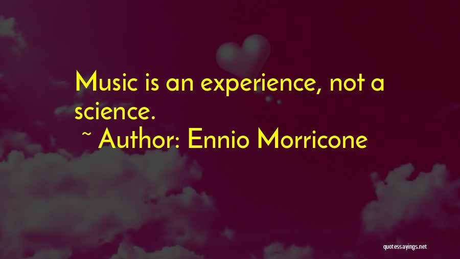 Morricone Quotes By Ennio Morricone