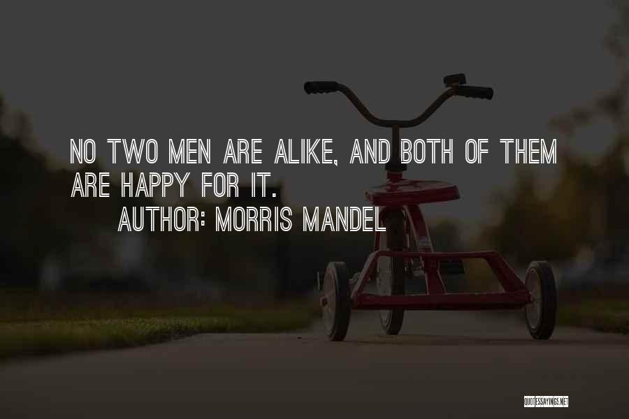 Morris Mandel Quotes 687050